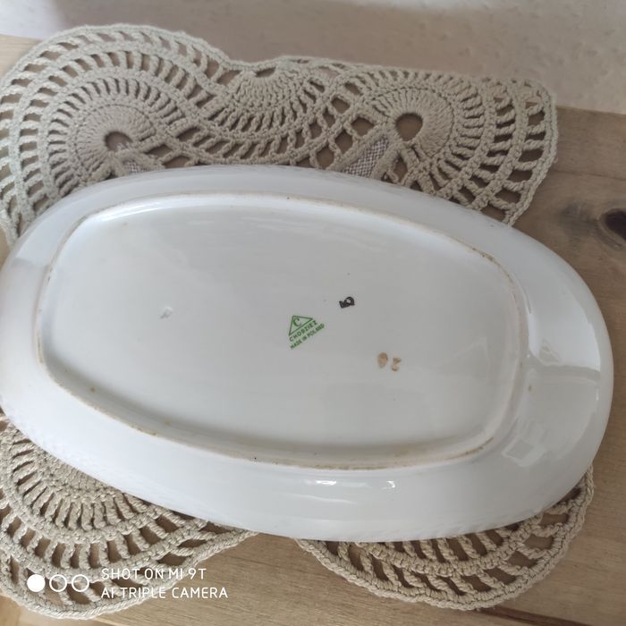 Półmisek ryby porcelana Chodzież