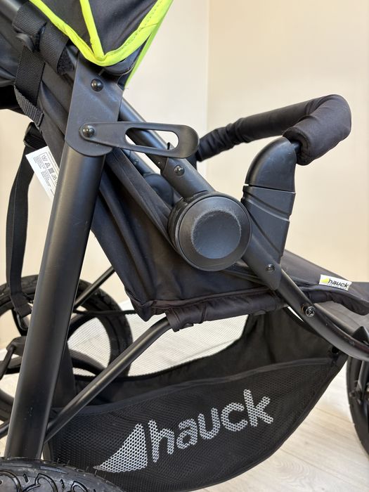 HAUCK RUNNER wózek spacerowy biegowy BLACK NEON 25 KG