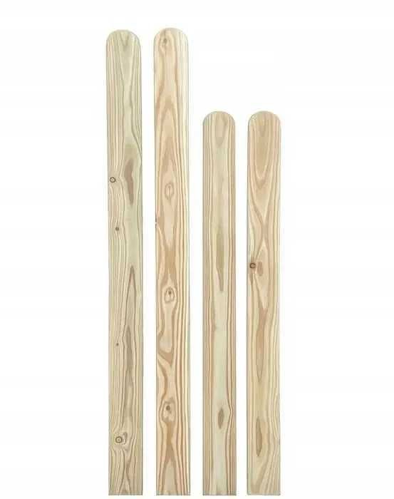 Sztachety drewniane świerk/modrzew 19x90mm mix wzorów PROMOCJA