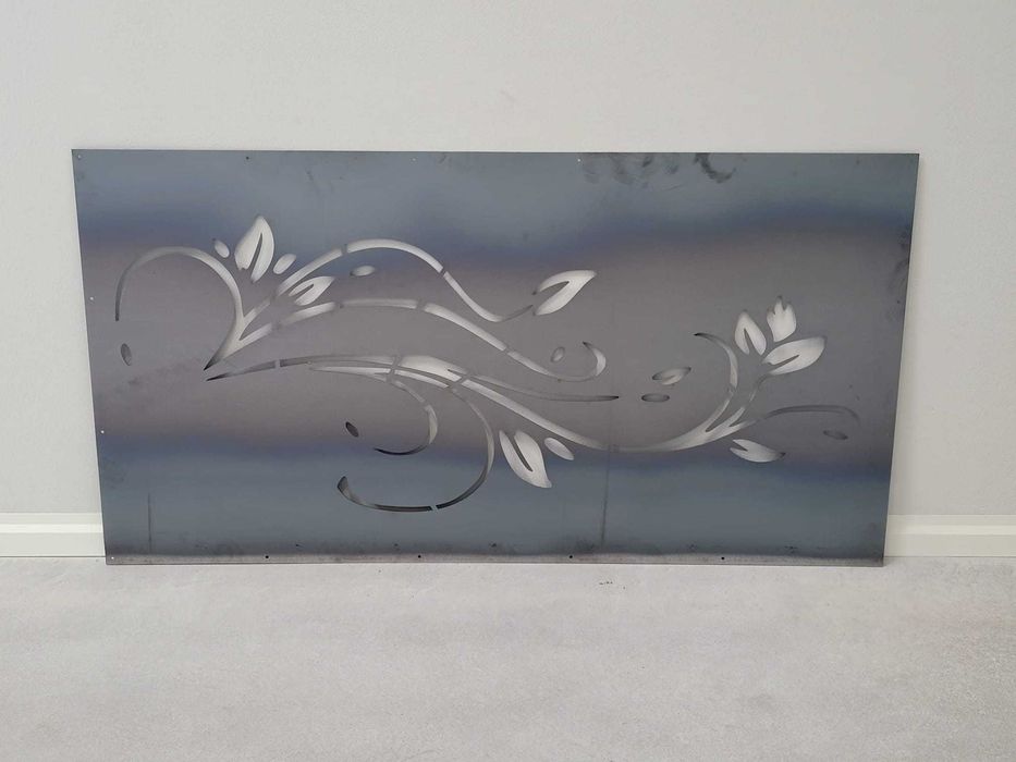 Ogrodzenie brama panel przęsło panelowe wycinane laserowo ozdobne CNC