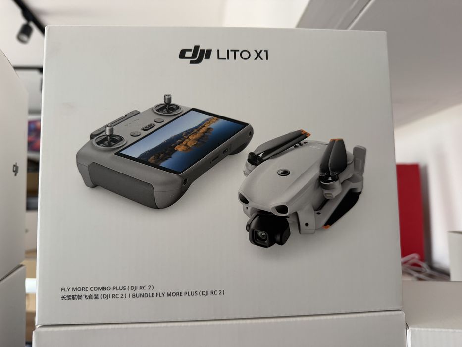Dron DJI Lito X1 Fly More Combo Plus, Kontroler z ekranem RC 2