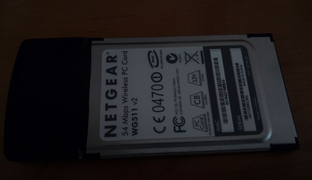 Placa PCMCIA para WiFi