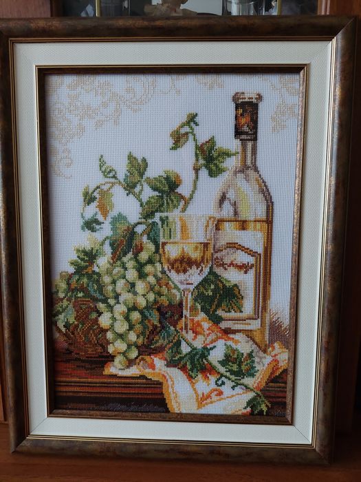 Картина вишита нитками