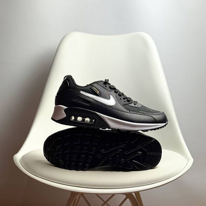 ПРЕМʼЄРА! Nike Air Max 90 Black White 40 41 42 43 44 45 найк аір макс чорні білі