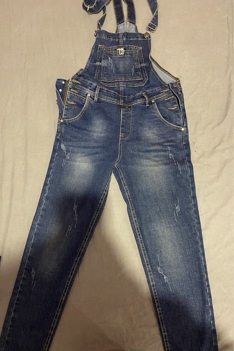 Комбінезон джинсовий для вагітних 28 розмір
