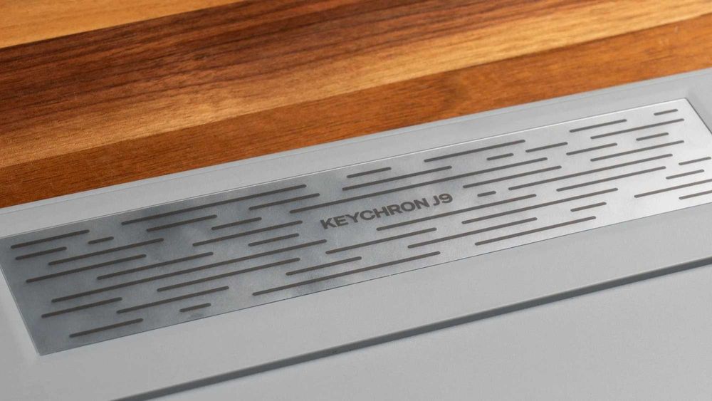 Keychron J9 Ultra 8K Бездротова низькопрофільна механічна клавіатура, Grey,  Red POM Switch