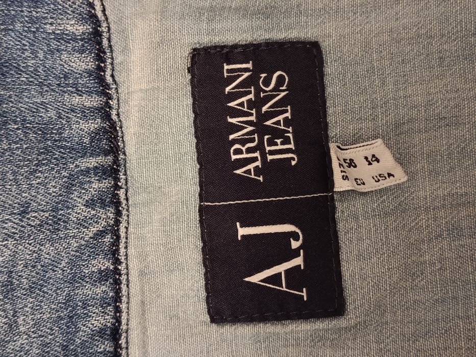 Kurtka damska, ramoneska, dżins. Armani