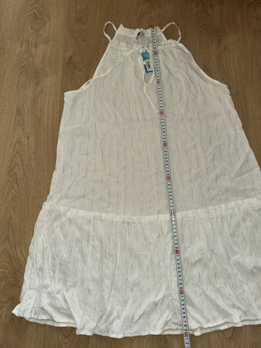 Біла пляжна туніка, сукня на літо