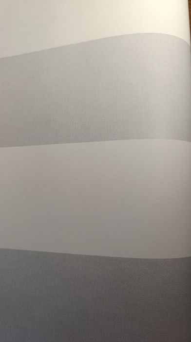 Rolo de Papel de Parede Novo -  Moderno Cinzento e Branco