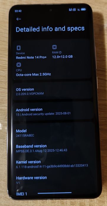 Xiaomi Redmi Note 14 Pro Plus (ОЗУ 12+12 / 256)