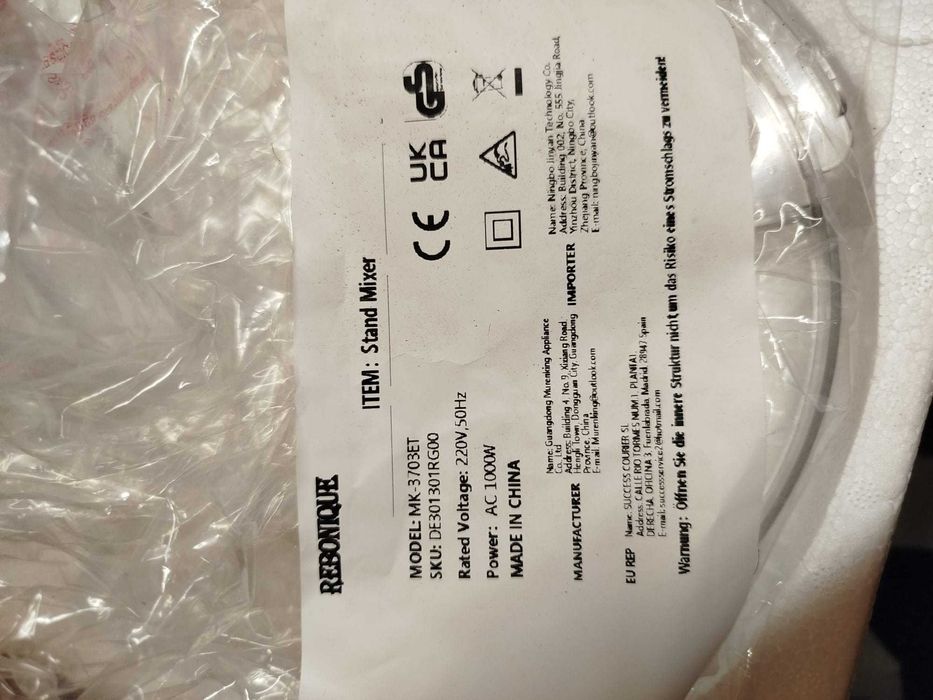 Robot kuchenny Rebouque – 6,5 l, 1000 W, różowy