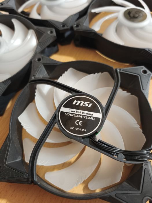4 ventoinhas MSI RGB
