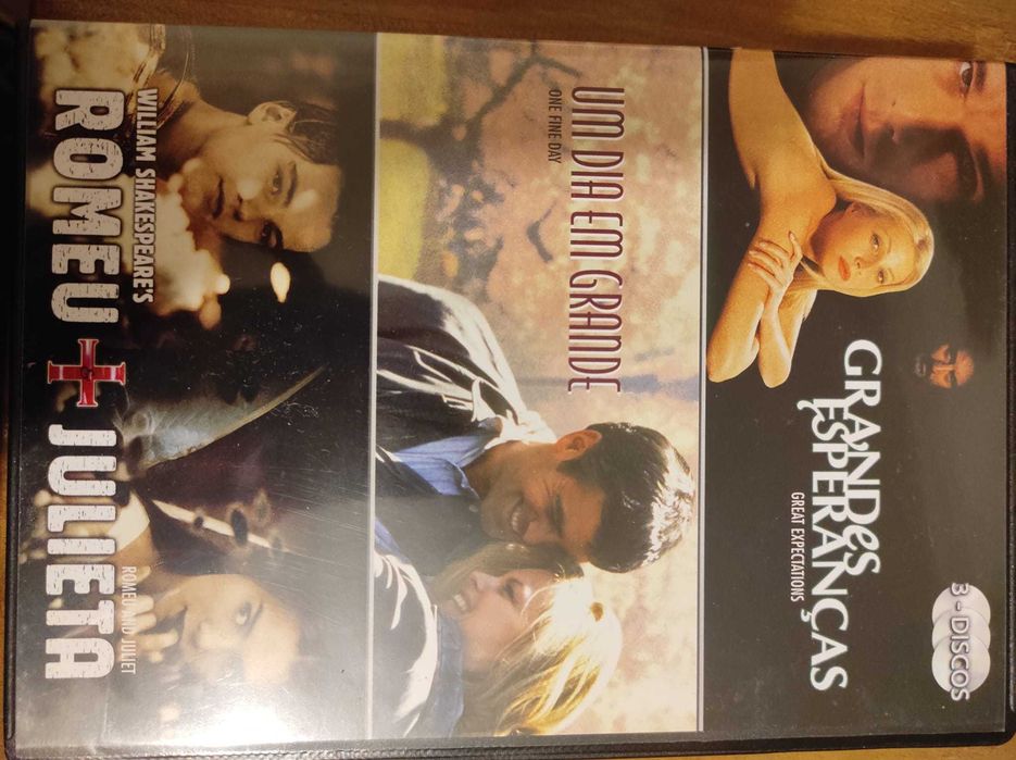 Pack 3 DVDs - Romeu e Julieta; Um dia em grande; Grandes Esperanças