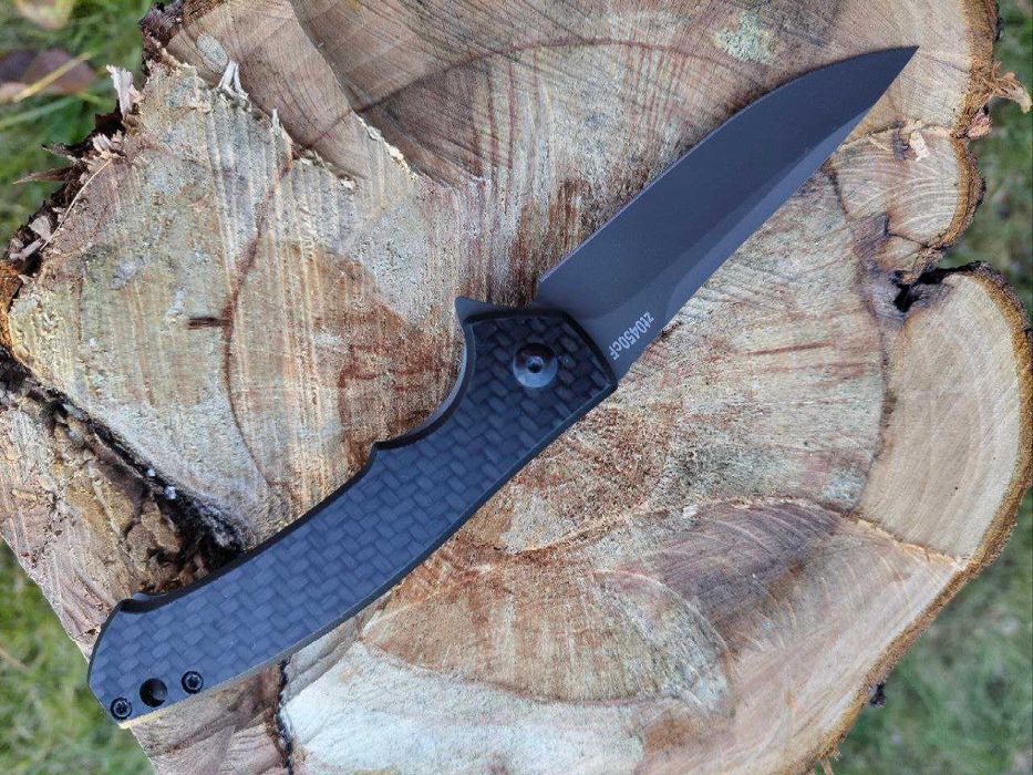 Брелок компактний EDC фліппер складень Zero Tolerance 0450 CF Carbon