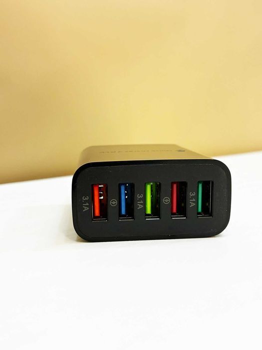 Зарядное устройство зарядка блочок Зарядний пристрій 48Вт 5 портов USB