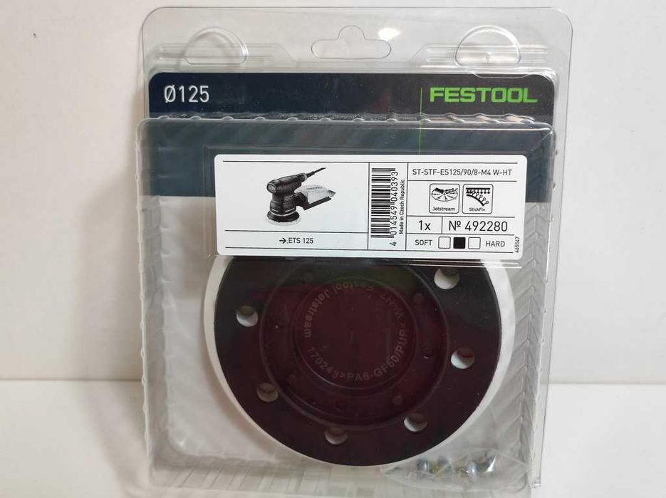 Festool Talerz szlifierski ETS 125 ST-STF 125/8-M4-J W-HT + FV