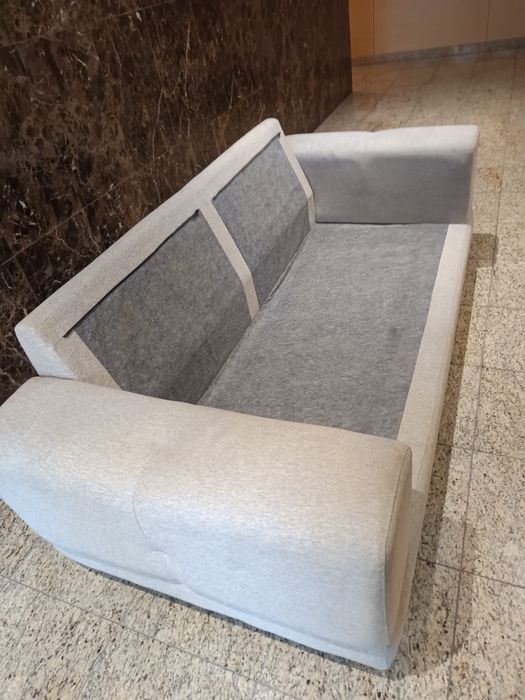 Sofa novo cinza 3 lugares
