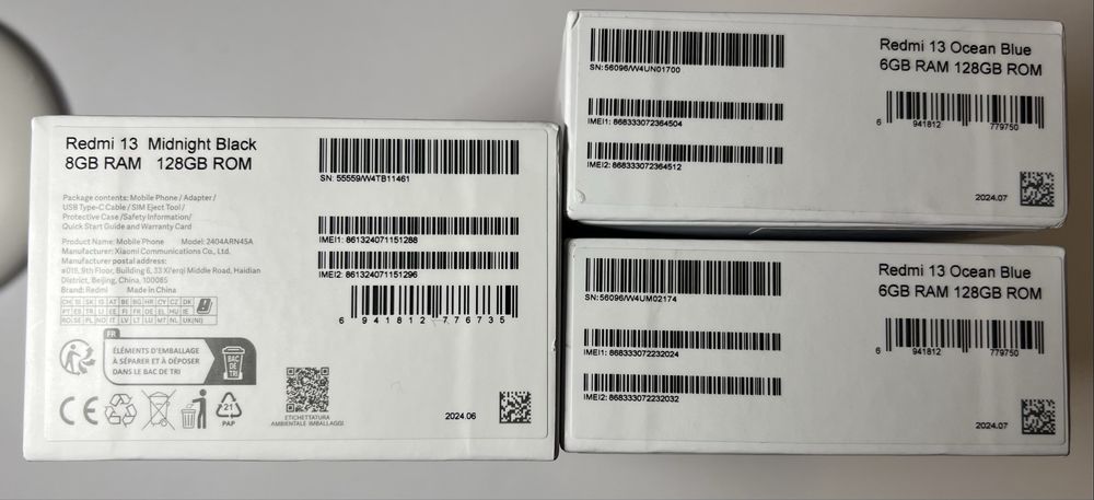 Продам Мобільний телефон Xiaomi Redmi 13 6/128GB NFC Ocean Blue 8/128