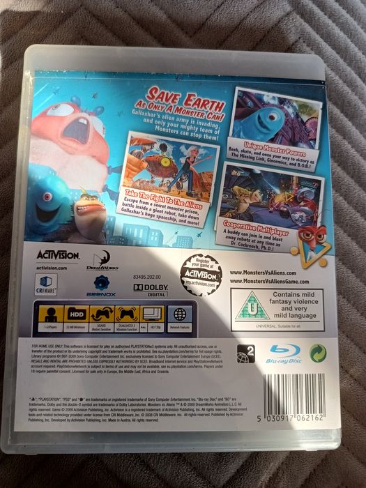Monster vs aliens ps3