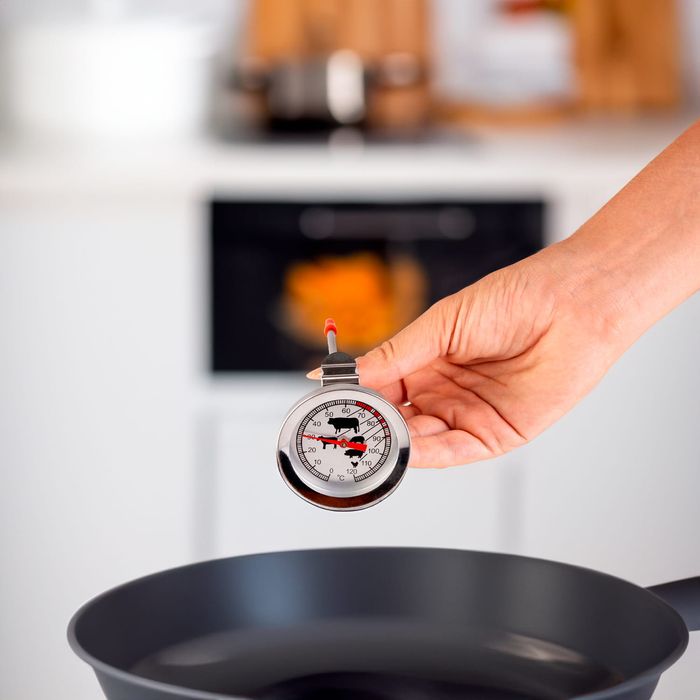 Termometr z sondą zegarową i klipsem do pieczenia mięs