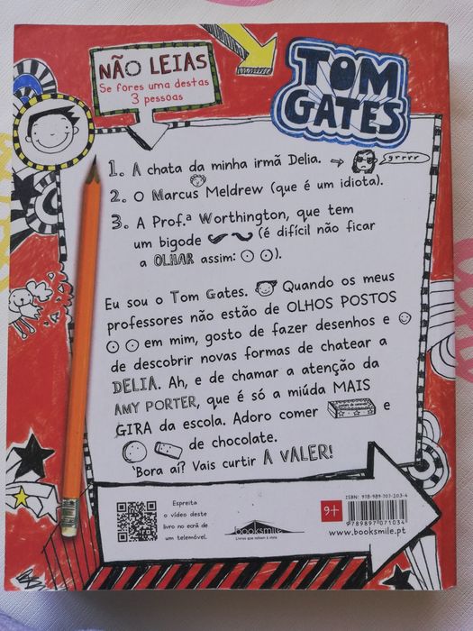 Livro - O mundo fantástico de Tom Gates