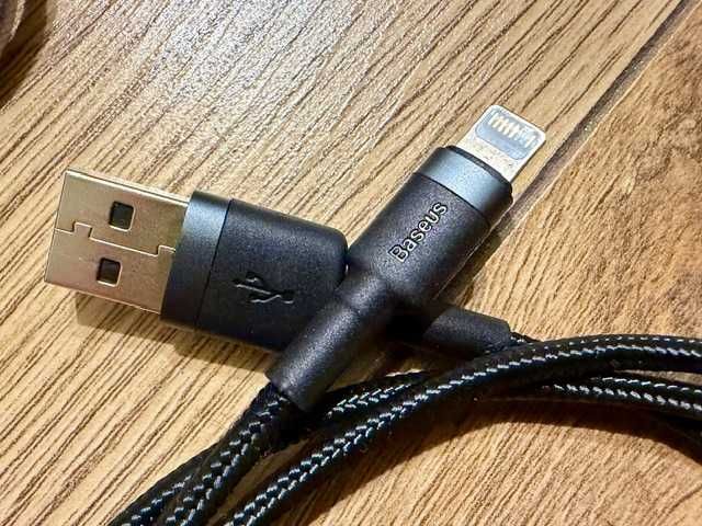 Zestaw 3x kabel przewód do iPhone Lightning 1m Baseus Action Pepco