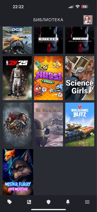 Steam аккаунт с крутыми играми