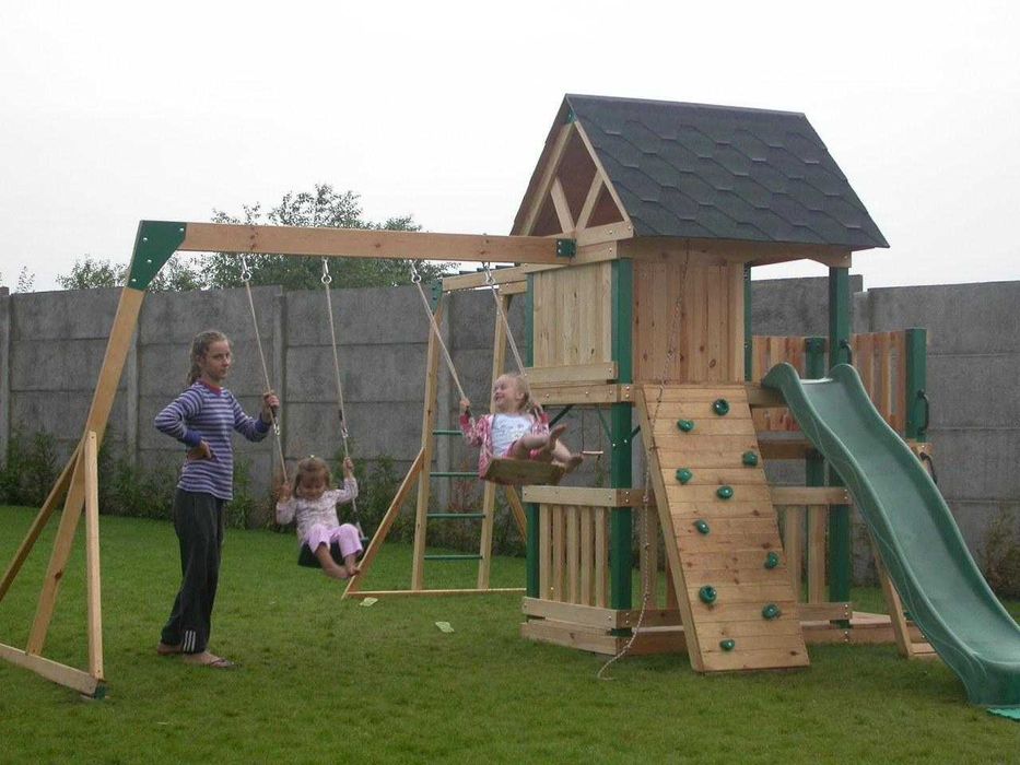 Дерев'яний дитячий ігровий комплекс