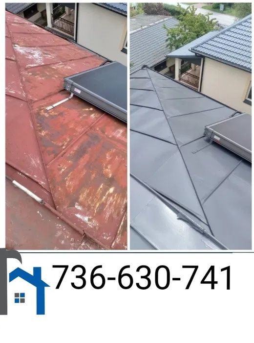 Malowanie dachów / Mycie kostki brukowej