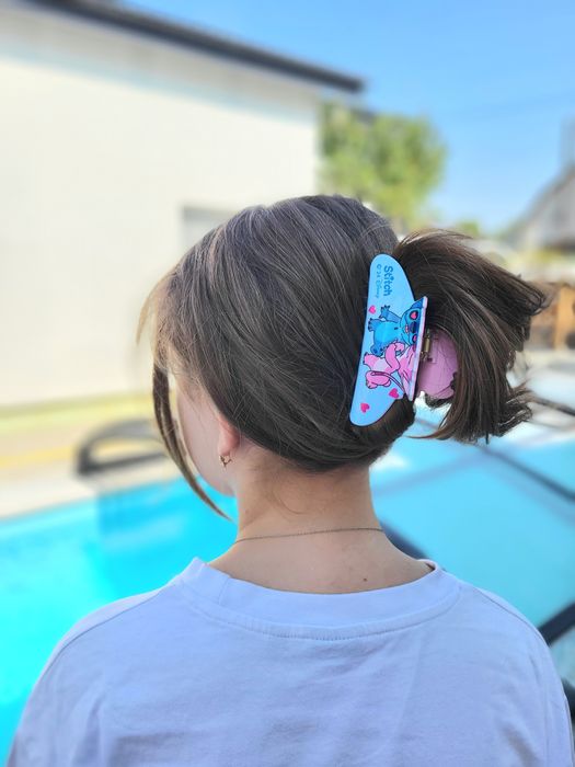 Обруч стіч, обруч з вушками стич, крабік стіч, для волосся ліло і стіч