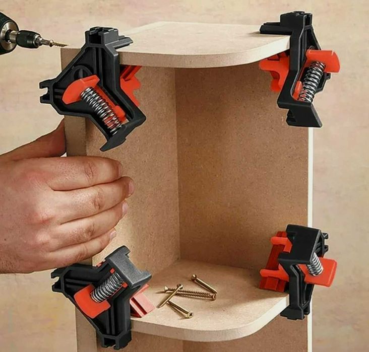 Набор угловых струбцин для деревянных рамок для мастера сборки мебели