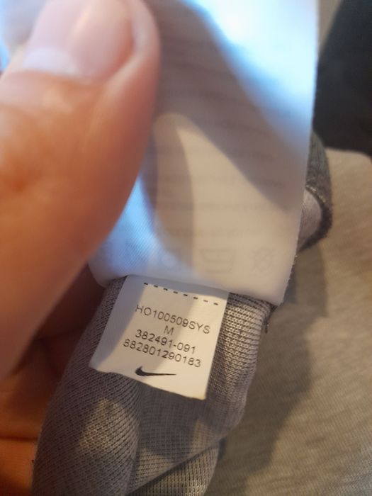 Szare spodnie dresowe Nike