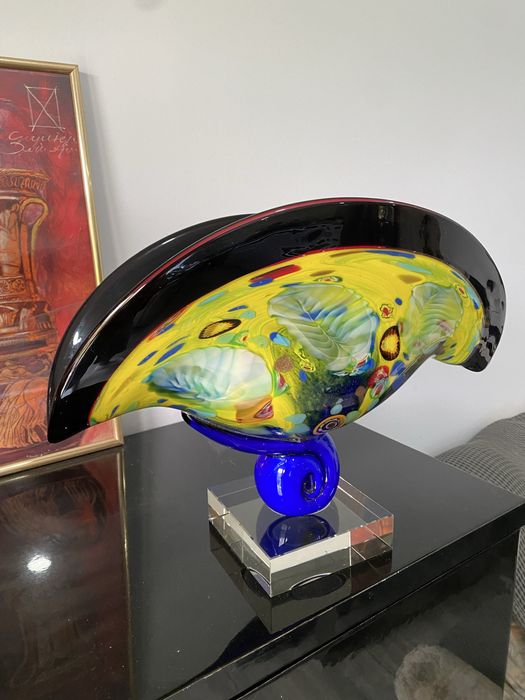 Vaso ou centro de mesa em Vidro de Murano