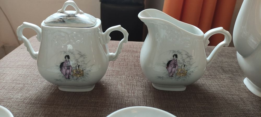 Serviço de chá em porcelana vista alegre