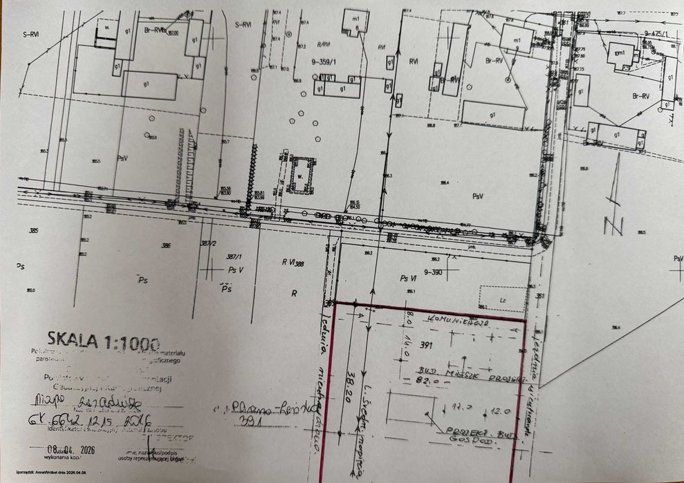 Działka 3200 m² z warunkami zabudowy – Parzno-Lesisko, gmina Kluki