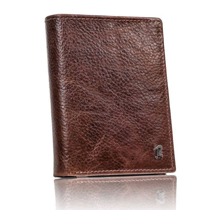 portfel męski brązowy