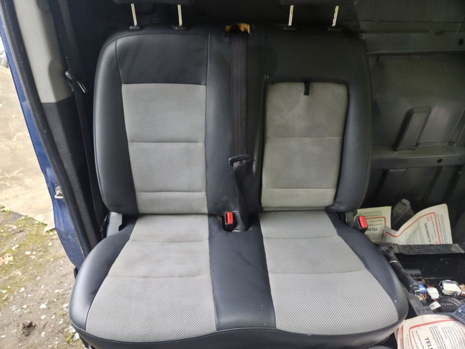 Dwójka Fotel Pasażera ławka Hyundai H350 Pół Skóry
