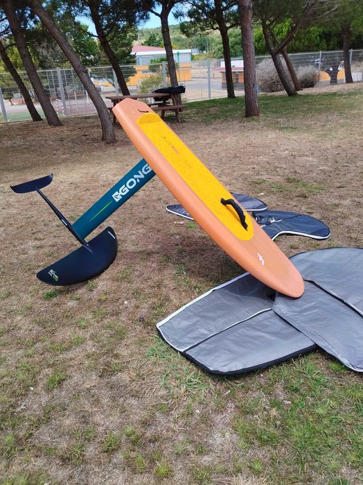 Conjunto completo Wingfoil (Prancha, Foill, Wings - Duotone, F-One, Gong)