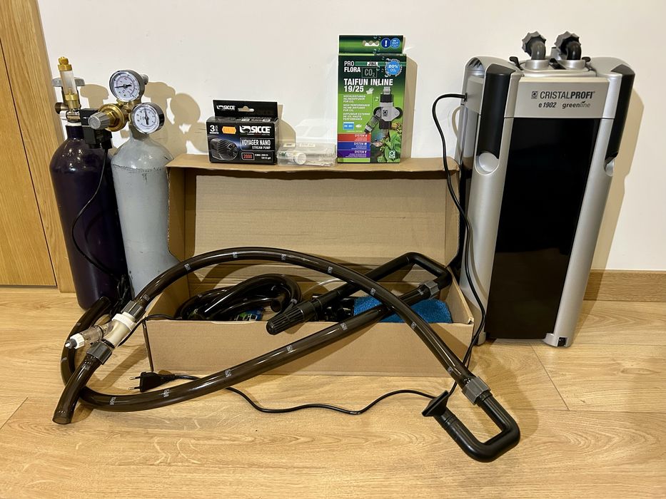 Filtro externo JBL e1902 + Bomba Circulaçao + Kit CO2