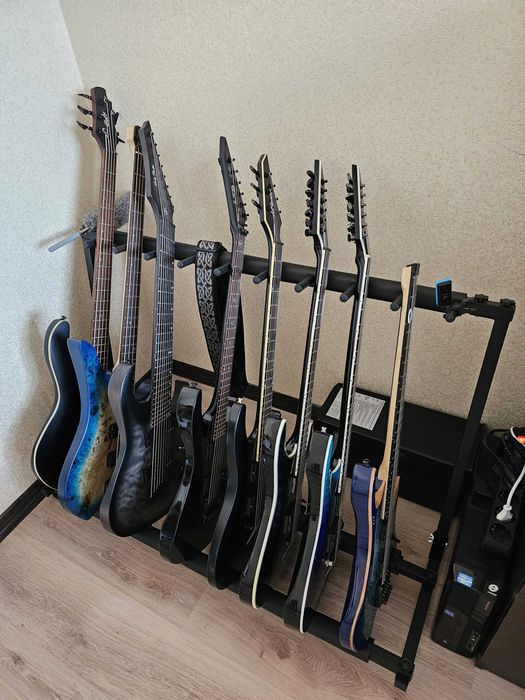 Стойка гитарная для 9-ти гитар (Folding Guitar Rack/Stand)