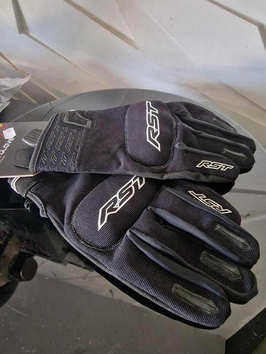 Rękawice motocyklowe krótkie tekstylne RST RIDER CE Black 'M 'L 'XL