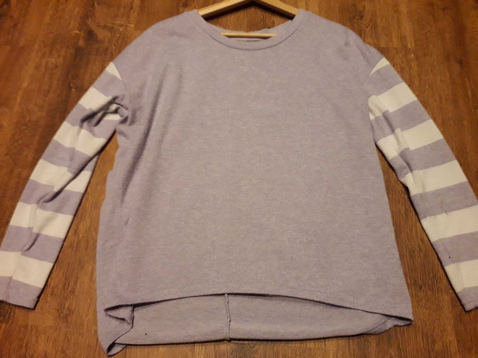 bluza w paski swetr
