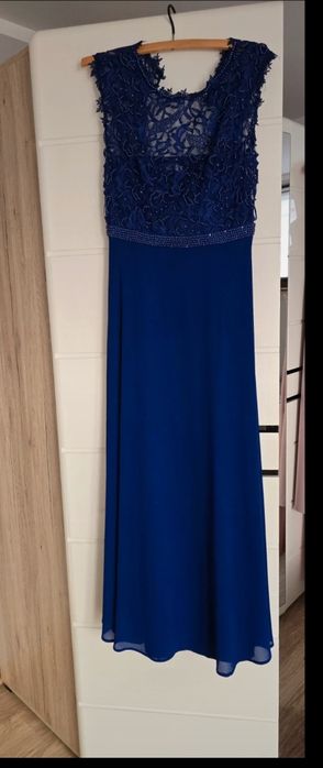 Niebieska suknia balowa,na wesele,sukienka na imprezy okolicznościowe