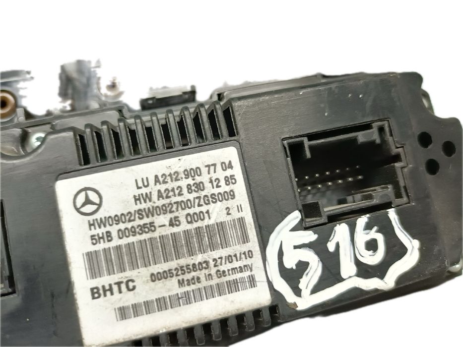 Comando chauffage / sofagem MERCEDES-BENZ Classe E (W212)