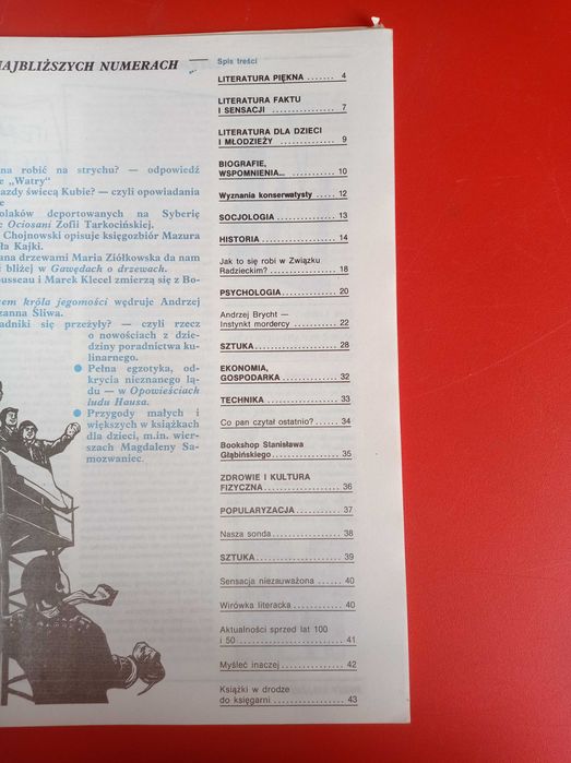 Świat książki, dwutygodnik, nr 7/1989, 5 kwietnia 1989