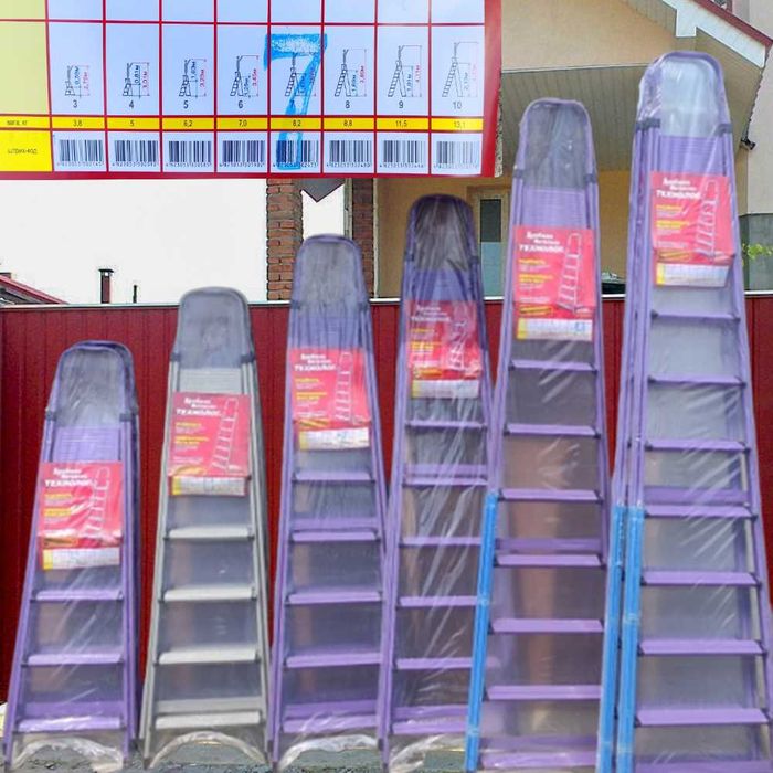 Драбина Стрем'янка Всі розміри Виробник Якість Лестница Нові