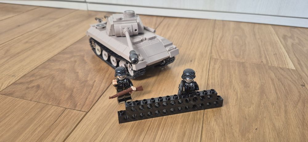 Czołg niemiecki i figurki klocki jak cobi lego