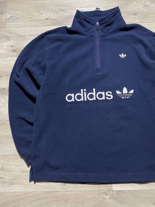 Флісова кофта Adidas велике лого