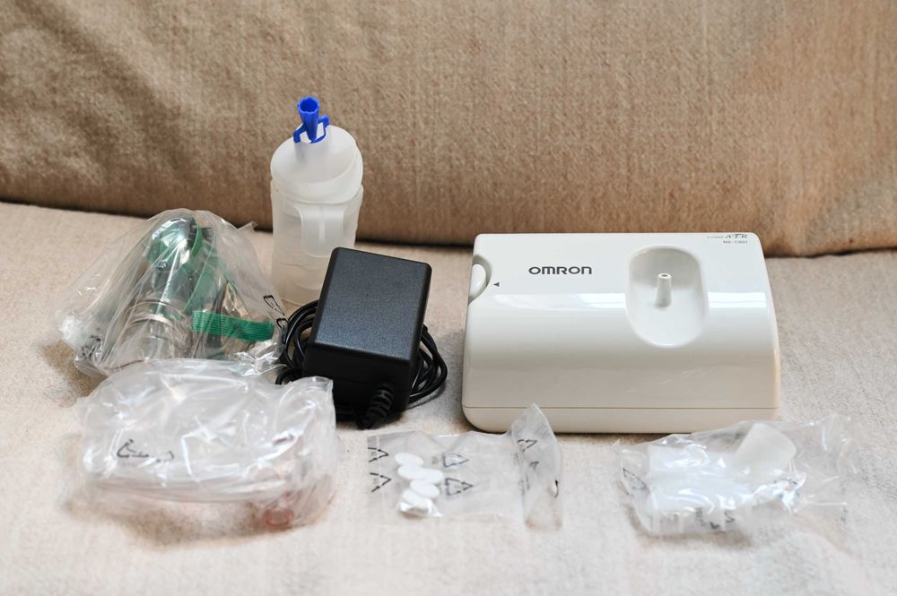 Nebulizador Omron NE-C801LA – Excelente Estado, Caixa Original