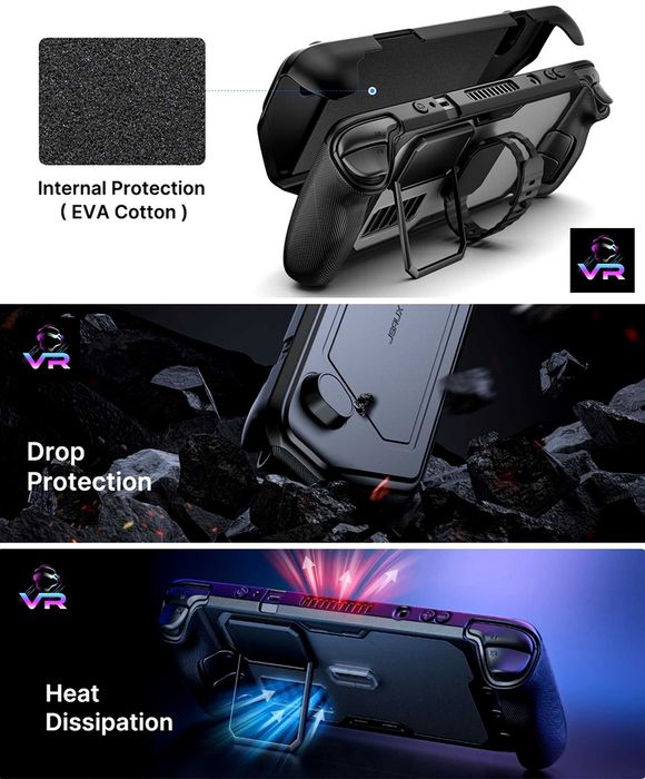 ‼️ Steam Deck чохол з підставкою та ремінцем JSAUX ModCase чехол